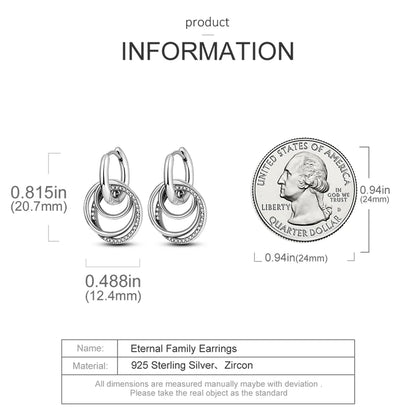 Genuine 925 Sterling Silver Love Feather Earrings Fit Original Charms Hoop  For Women girls Stud Earring Fine Jewelry Gifts
