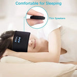2024 Bluetooth Earphones Sports Sleeping Headband Elastic Wireless Headphones Music Eye Mask Wireless Bluetooth Headset Headband