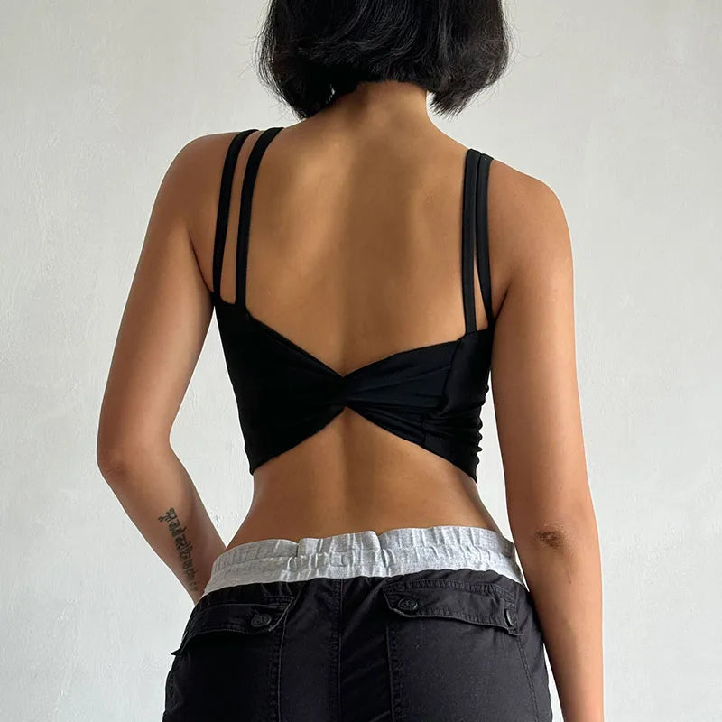 Women's Sports Bras Fitness Top, Sexy Lingerie, Push Up Fixed Pad, Yoga Bra, Back knotted Underwear, Running Vest, Gym Tops