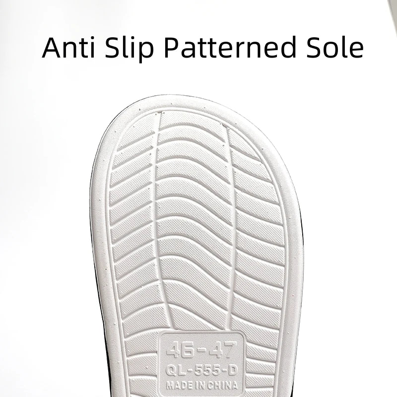 Men's Slippers Indoor Outdoor Non-slip Thick Soft Sole Comfortable Beach Men Casual For Home Big Size Summer Silders Shoes