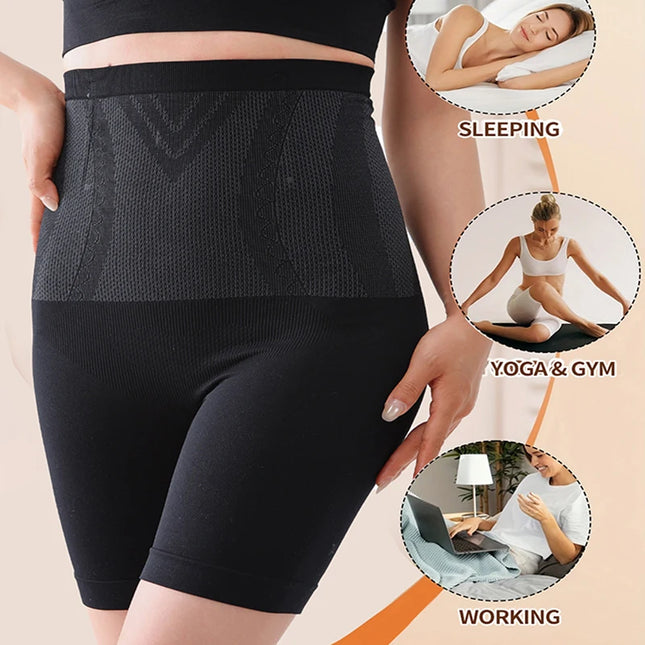 1PCS Women's high-waisted shaping pants, women's postpartum tummy slimming and body shaping pants, seamless large size