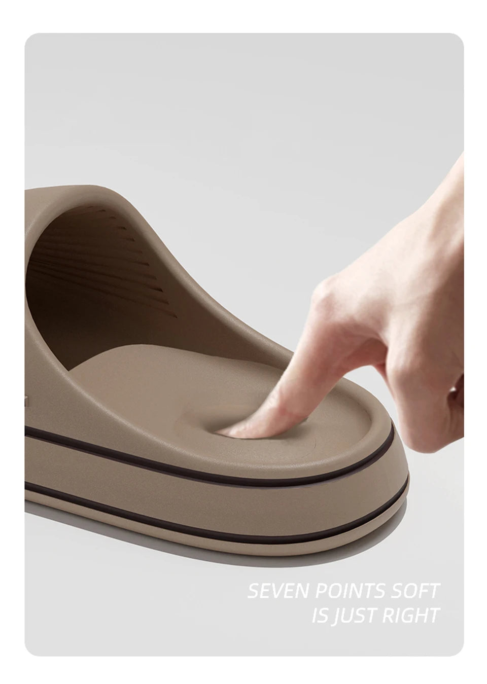 Feslishoet Women Letter Slippers Beach Slides Solid Color Mens Thick Sole Indoor Bathroom Anti Slip Shoes Summer Couple Sandals