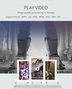 Acrylic Digital Photo Frame 5/7 Inch 1000mAh Vertical Display IPS Screen 2G Memory Battery Porta Retrato Digital