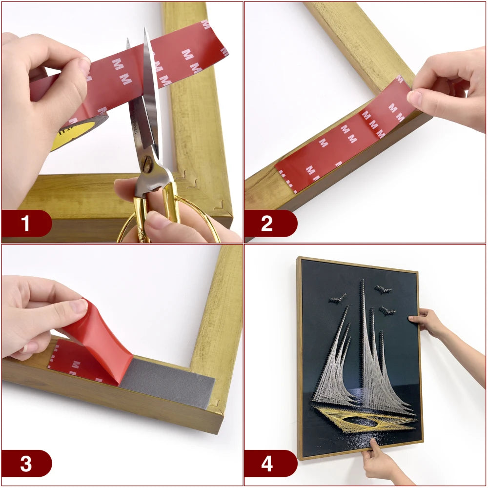 3Meters Strong Double Sided Adhesive Tape With High Viscosity For Automotive Use High Temperature Resistant Fixed Adhesive Patch