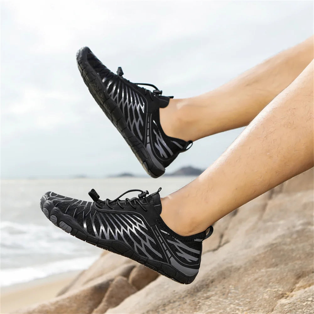 Aqua Shoes For Women Men Barefoot Water Shoes Anti-Slip Quick-Drying Outdoor Beach Upstream Wading Swimming Shoe Sneakers Unisex