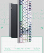 Machenike K500 Mechanical Keyboard Gaming Keyboard Wired Keyboard Hot Swappable 94 Keys RGB Light Mac Windows