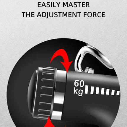 5-60kg Adjustable Hand Grip Strengthener Hand Grip Trainer With Counter Wrist Forearm And Hand Exerciser For Muscle Building