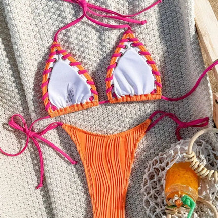 Sexy Bikinis 2025 Women's Swimwear Female Swimsuit For Swimming Wear Bathing Suits Brazilian Bikini Set Beachwear Pool Bather