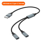 USB to 2 type c / CHINA