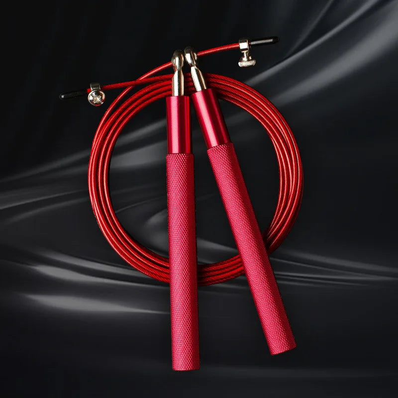 Steel wire skipping rope fitness sports equipment bearings skipping rope middle school students training aluminum alloy