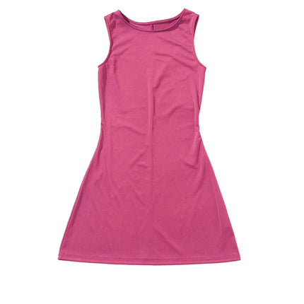 Woman Dress Sleeveless Knit Slim A-Line Female O-Neck Seveless Mini Dresses Sheath 2024 Summer Clothing Streetwear Y2K Qtraf2411