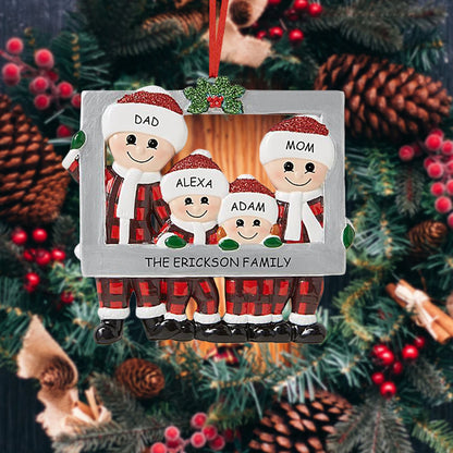 DIY  Christmas Family Pendant Merry Christmas Decorations for Home Navidad 2023 Christmas Tree Hanging Ornament New Year 2024