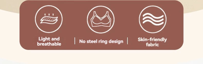 36-52 New Bras For Women Wire Free Underwear Push Up Front Closure Sexy Big Size Female's Clothing Lingerie Cotton Brassiere