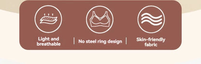 36-52 New Bras For Women Wire Free Underwear Push Up Front Closure Sexy Big Size Female's Clothing Lingerie Cotton Brassiere