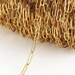 No Fade 2Meters Stainless Steel Chains for Jewelry Making DIY Necklace Bracelet Accessories Gold Chain Lips Beads Beaded Chain