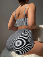 Drawstring Front Shorts Bikinis 2025 High Waist Swimsuit Women Swimwear Female Bathers Bathing Swimming Swim Suit Beachwear