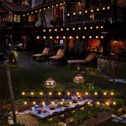 100 LED Solar Light Outdoor IP65 Waterproof String Fairy Lamps Solar Garden Garlands Christmas Decoration 12M