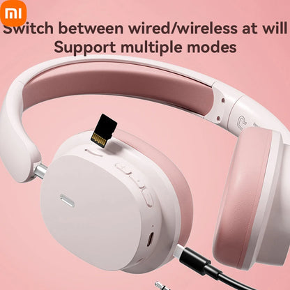 Xiaomi New Wireless Headphones Bluetooth 5.3 Headset Head Mounted Noise Cancelling Headband Sport Earbuds Earphones For Running