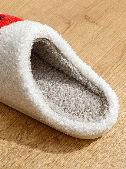 New Home Women's Slippers winter Warm Houseshoes Evil Eye Style Fuzzy Comfy Heart Flat Sole Funny Flip Flops Women Shoes
