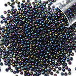 12Grams/Tube 2mm Metallic Seed Beads Japanese Round Glass Seedbeads For DIY Needlework Dress Adornment Sewing 1200pcs