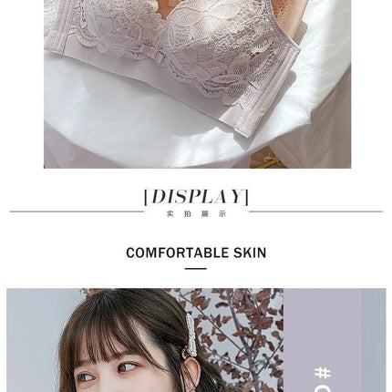 Midnite StarThickened Extra Thick 6cm Small Chest Flat Chest Gathered Bra No Steel Ring Extra Thick 8cm Bra Closed Breast Sexy