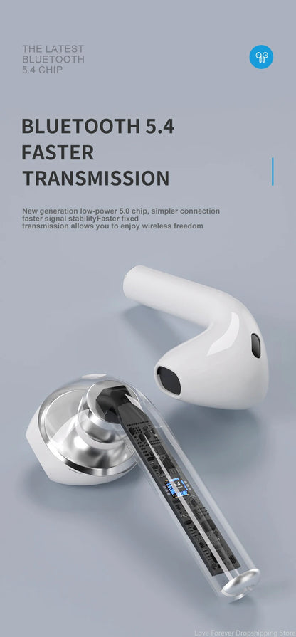 Xiaomi A2Pro Earphones Active Noise Reduction Wireless ANV Full Color LED Intelligent Touch Screen Wireless Bluetooth Headphones