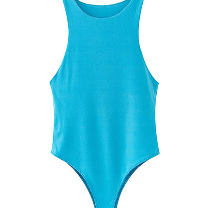 summer solid sexy bodycon women bodysuits female 4 color green slim casual  bodysuit chic lady club short playsuits femme