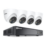 ANNK H.265+ 5MP Lite Ultra HD 8CH DVR CCTV Security System 4/8PCS Outdoor 5MP EXIR Night Vision Camera  Video Surveillance Kit