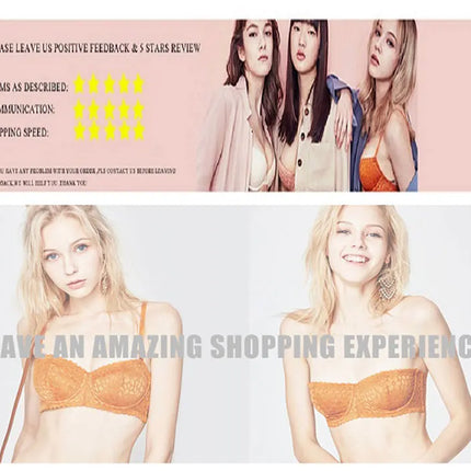 5PCS/Set Women Sexy Bras Full Cup Sports Top Soft Seamless Brassiere Lace Sexy Lingerie V Neck Intimates Underwear Plus Size Bra