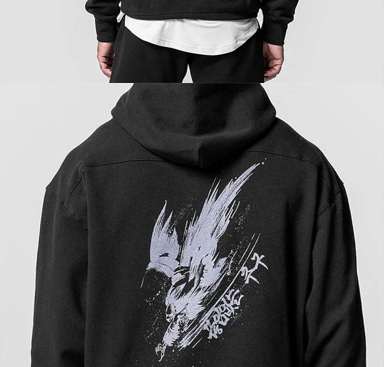Mens Brand Fitness Long Sleeve Sports Hoodie Bodybuilding Workout Casual Pullover Sweatshirts Male Coat Tracksuit Gym Clothing