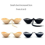 Thick Invisible Bra Thickened Chest Sticker Flat Chest Display Big Silicone Breast Sticker Bridal Wedding Dress 2.5CM/3.5CM/6CM