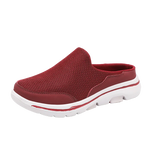 2024 Summer new breathable mesh shoes outdoor non-slip walking shoes comfortable sandals men half slippers casual loafers 35-48