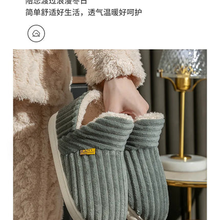 Asgard Classic Plush Slippers For Women Winter 2024 New Outdoor Fluffy Warm Boots Leisure Cotton Shoes Indoor Cozy Home Slides