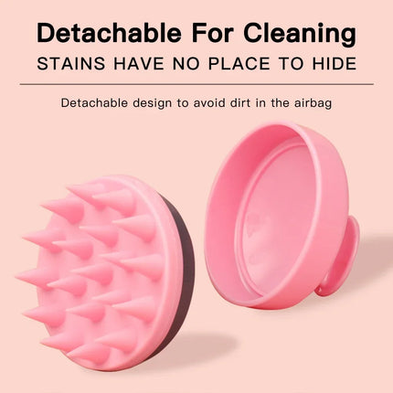 Silicone Scalp Massage Comb - Soft Hair Washing Brush for Growth, Shampoo & Shower, Gentle Scalp Massager for Hair Care