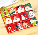 24 Pcs/lot Christmas Greeting Card Kids Mini Christmas Blessing Greeting Cards Envelope New Year Postcard Gift Card Xmas Party