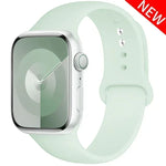 Silicone Band For Apple Watch strap 44mm 45mm 40mm 41mm 42-38mm 45 mm sport bracelet iwatch series 8 7 6 5 4 3 SE 9 Ultra 2 49mm