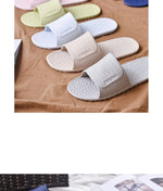 Foldable Home Slippers Hotel Travel Portable Slides Non-Slip Bathing House Guest Use Men Women Unisex Flat Shoes Salon Homestay