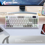 Attack Shark K86 RGB TFT Screen Wireless Mechanical Keyboard,Hot Swap, Metal Knob,Tri-mode Connectivity,macro Gaming Keyboar