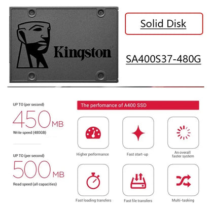 Kingston 960GB Sata SSD A400 SATAIII 2.5Inch 480GB SSD Hard Drive Disk HDD Solid State Drive Disco SSD 240GB Notebook PC