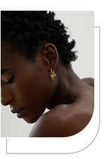 Yhpup Stainless Steel Chic Heart Huggie Hoop Earrings Charm Gold Color Tarnish Free Trendy Fashion Jewelry for Women Bijoux