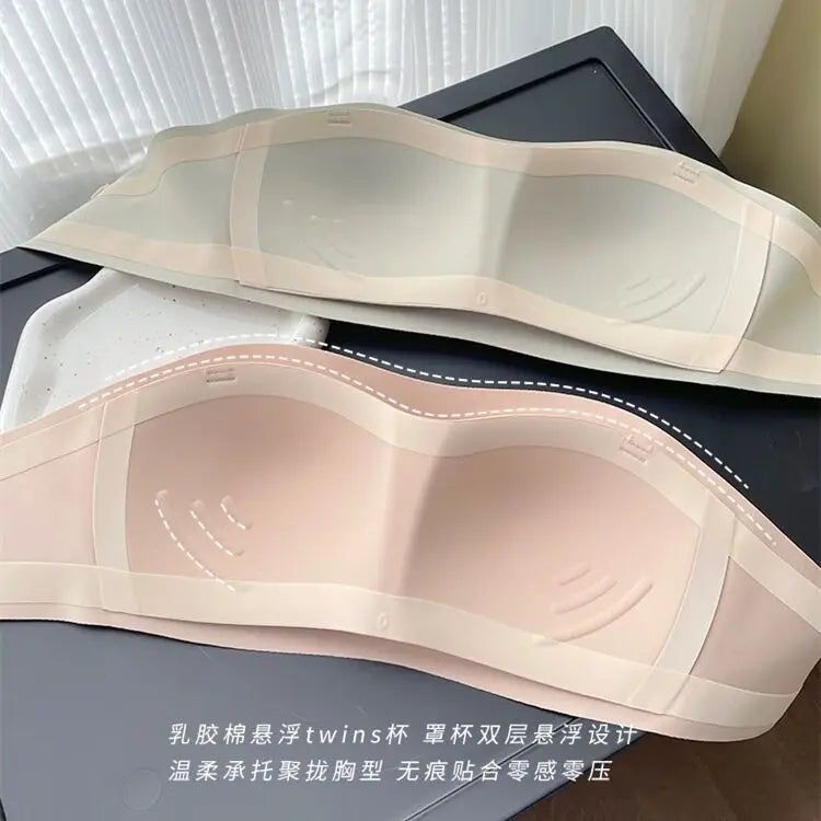 Sexy Seamless Tube Top Bra Invisible strapless Bras Women Underwear thin Non slip Push up Bralette Wireless Female Lingerie