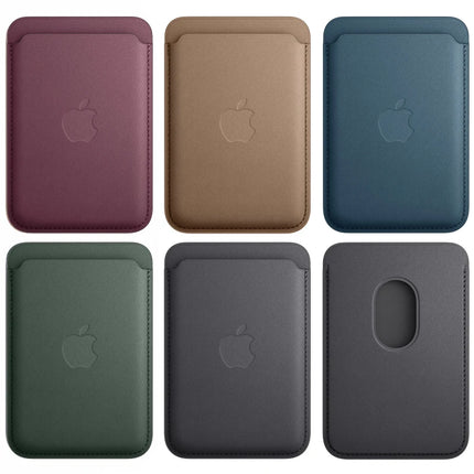 Original Apple Magsafe wallet Magnetic Card holder Case For iPhone 13 12 16 15 14 Pro Max Plus Phone Leather  Bag Cover Official