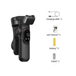 Handheld Gimbal Stabilizer 3-Axis Smart X Pro Professional for Smartphone Wireless Charging OLED Display LED Light Focus Wheel