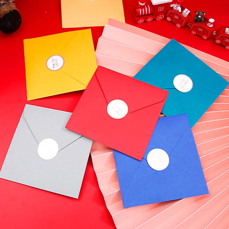 Merry Christmas Cards 3D Pop-up Greeting Cards with Envelope Santa Claus Snowman Laser Cut Xmas Happy New Year Greeting Cards