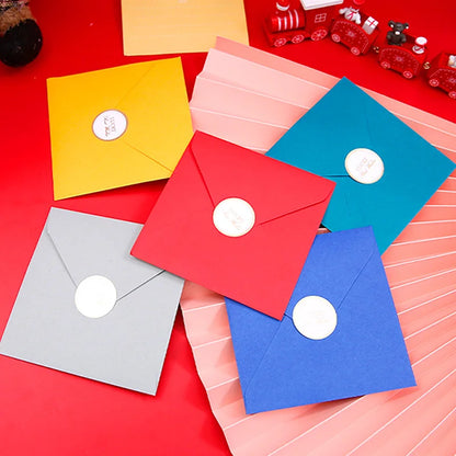 Merry Christmas Cards 3D Pop-up Greeting Cards with Envelope Santa Claus Snowman Laser Cut Xmas Happy New Year Greeting Cards