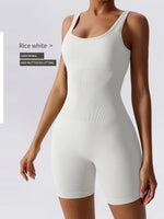 High Elastic Integrated Tight Fitting Jumpsuit Aerial Beauty Back Yoga Suit Seamless Jumpsuit for Women