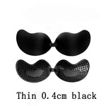 Invisible Push Up Bra for Women Backless Strapless Bra Seamless Front Closure Bralette Underwear Silicone Self-Adhesive Bra Pads