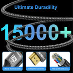 8K HDMI 2.1 Cable 4K@120Hz 8K@60Hz 48Gbps EARC ARC HDCP Ultra High Speed HDR For RTX Video Cable PC Laptop Projector HD TV PS5