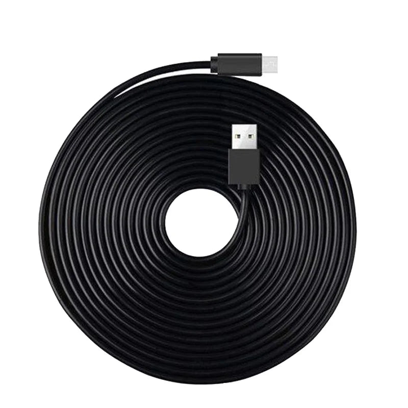 Long Micro USB Charger Cord 1M 2M 3M 5M 6M 7M 8M 10M Date Charging Cable For Phones/Cctv/Ip Camera/Monitor