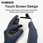 INBIKE Autumn Winter Thermal Bicycle Gloves Touch Screen Men Women MTB Road BikeGloves  Sports Fitness Outdoor Cycling Gloves